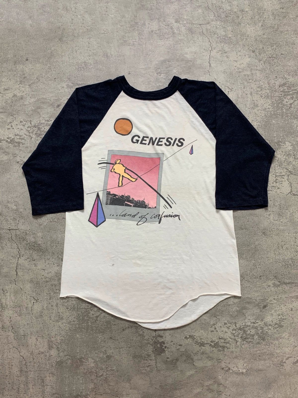 Band Tees Vintage 80s Genesis raglan band shirt Size US L / EU 52-54 / 3 - 1 Thumbnail