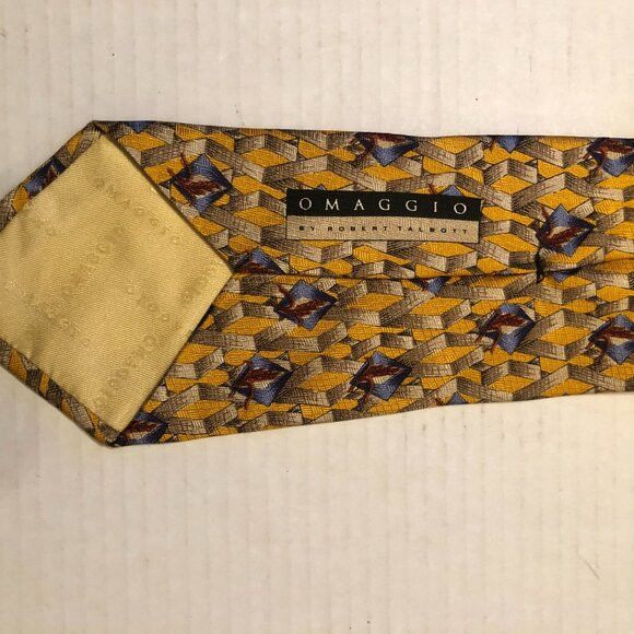 Robert Talbott omaggio by Robert talbott men's new silk tie 4" X 57 1/2" Size ONE SIZE - 3 Thumbnail