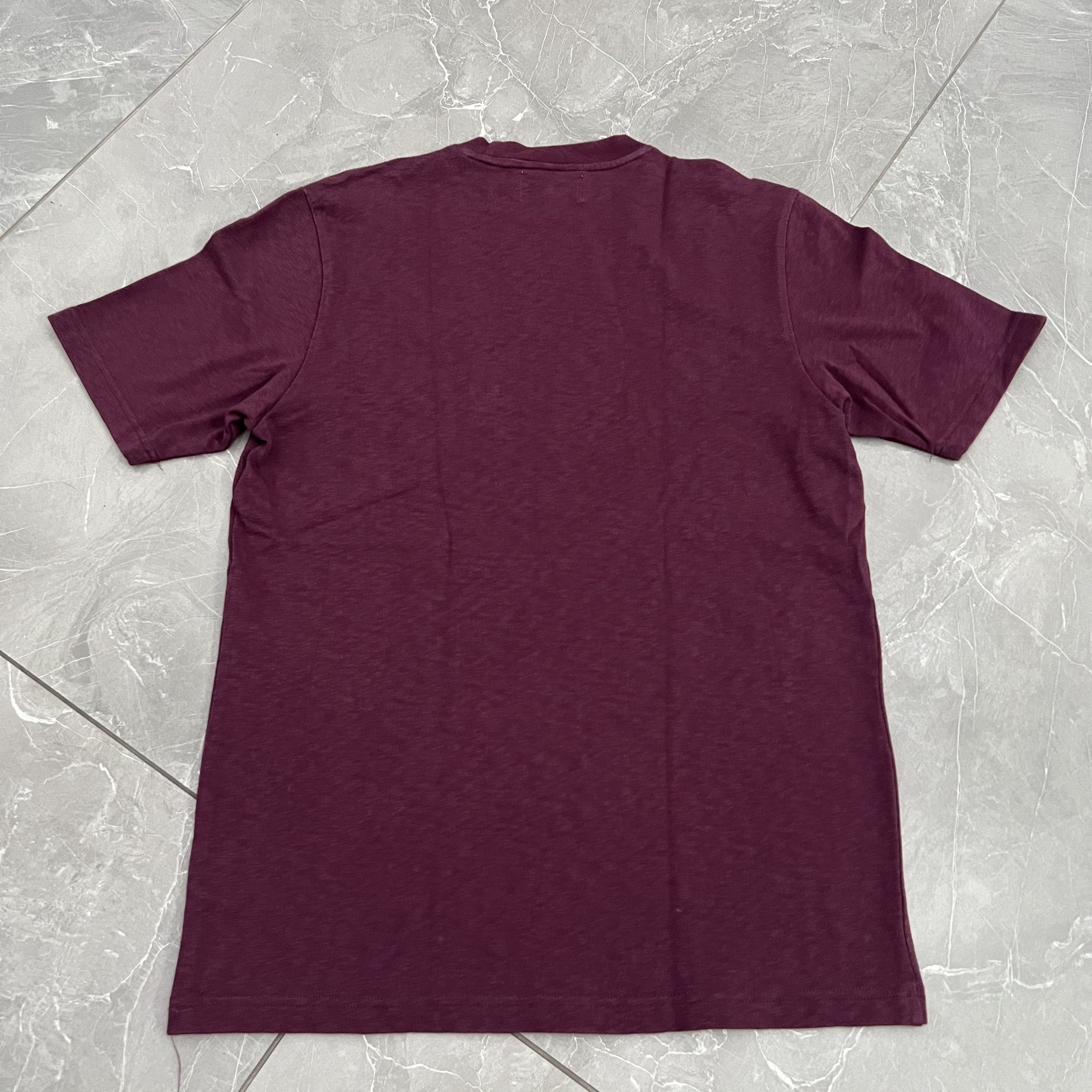 Palace Palace P-Sub Pocket Burgundy Tee Diagonal Logo SS21 Size US S / EU 44-46 / 1 - 3 Thumbnail