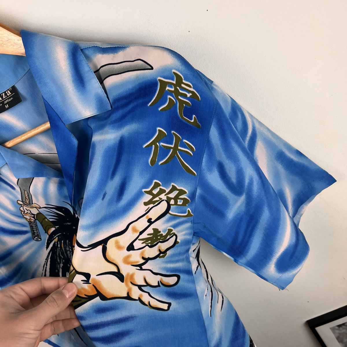 Anime Anime shirt Samurai Champ Lu 90s manga y2k Rap Size US M / EU 48-50 / 2 - 8 Thumbnail