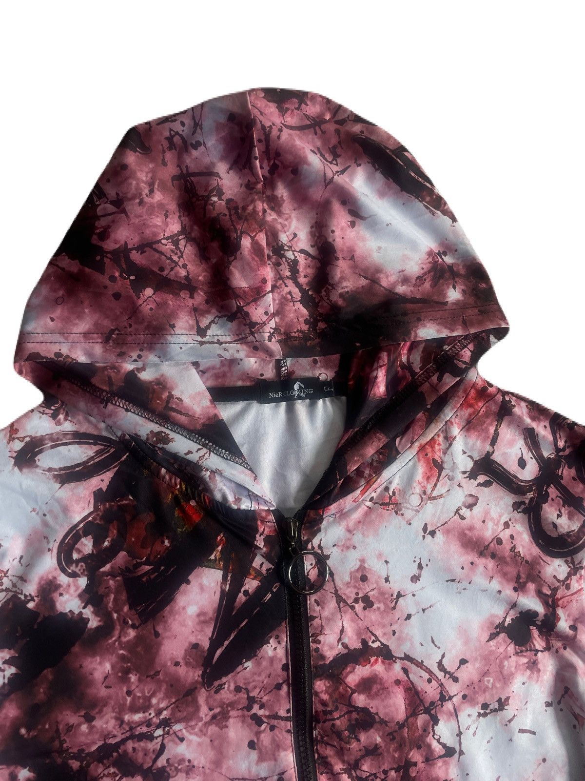 If Six Was Nine 2000s Japanese archive Vkei Graphic 3/4 Sleeve Hoodie Gyaruo Size US M / EU 48-50 / 2 - 5 Thumbnail