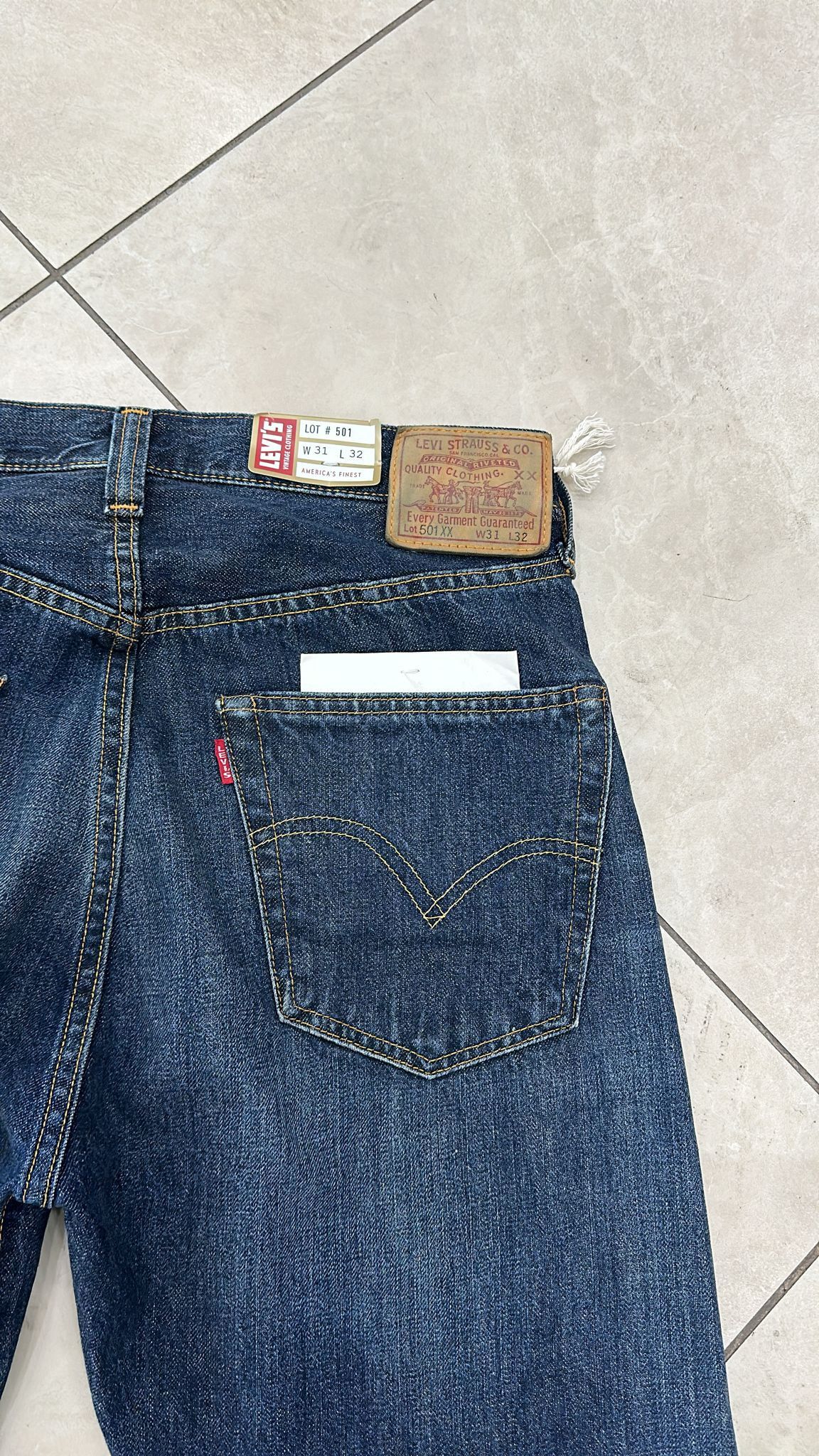 Levi's Vintage Clothing LVC Levi's Vintage Clothing 1947 501XX BigE Selvedge Jeans Size US 31 - 4 Thumbnail