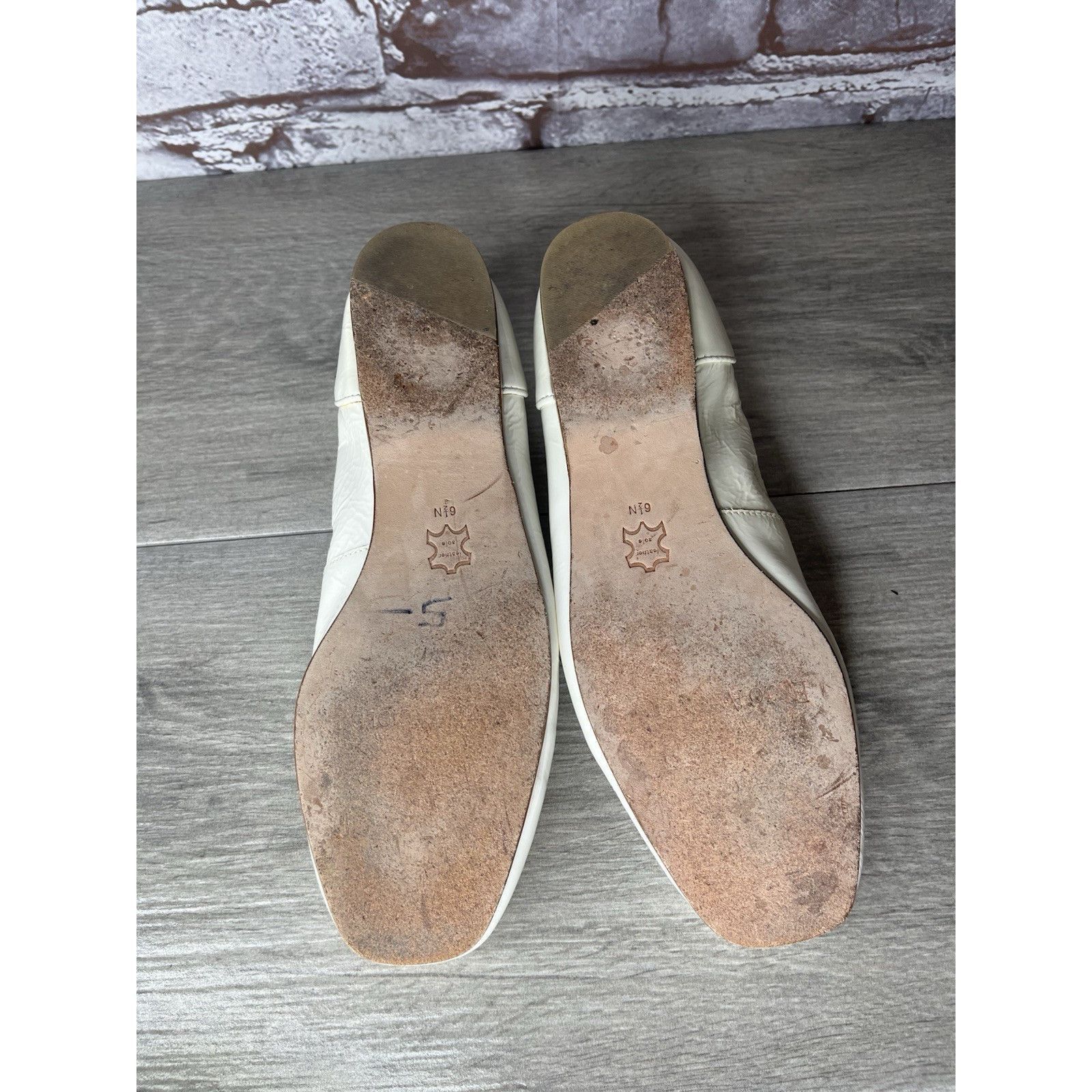 Enzo Bonafe Enzo Angiolini Ealento White Patent Leather Slip-On Loafers Size US 6.5 / IT 36.5 - 8 Thumbnail