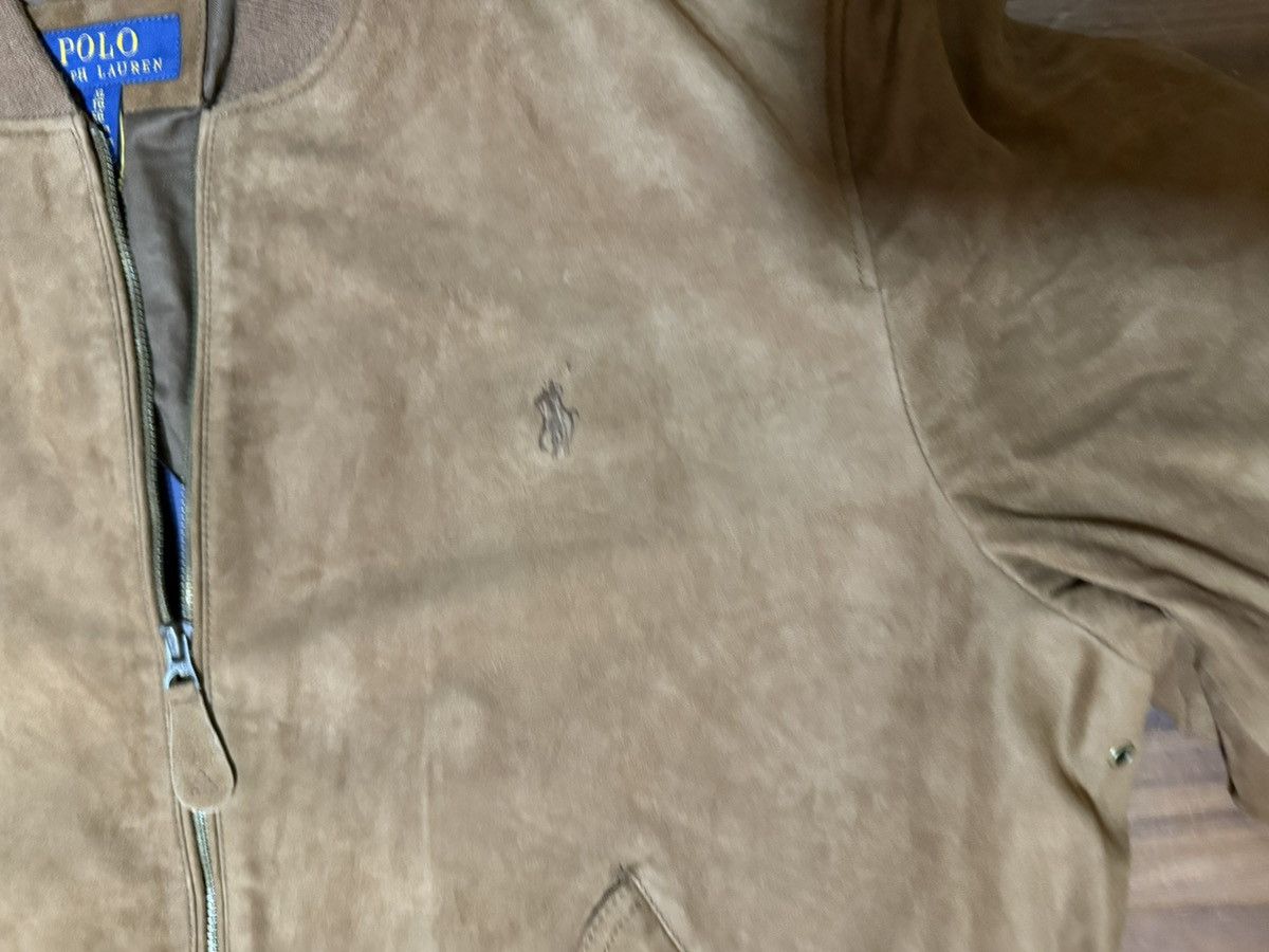 Polo Ralph Lauren Polo Ralph Lauren Leather Suede Flight Jacket Brown Size XL Size US XL / EU 56 / 4 - 8 Thumbnail