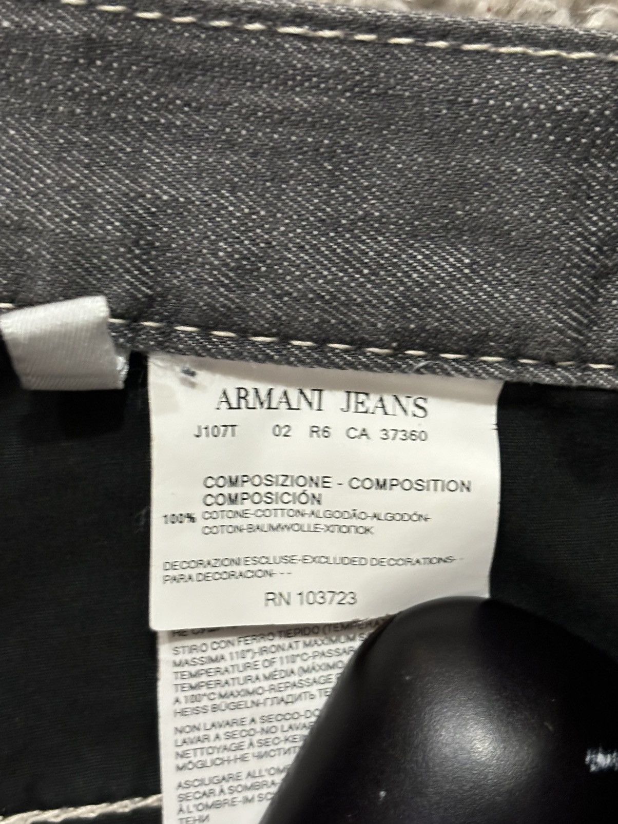 Emporio Armani Emporio Armani grey skinny Jeans sz 34 Size US 34 / EU 50 - 13 Thumbnail