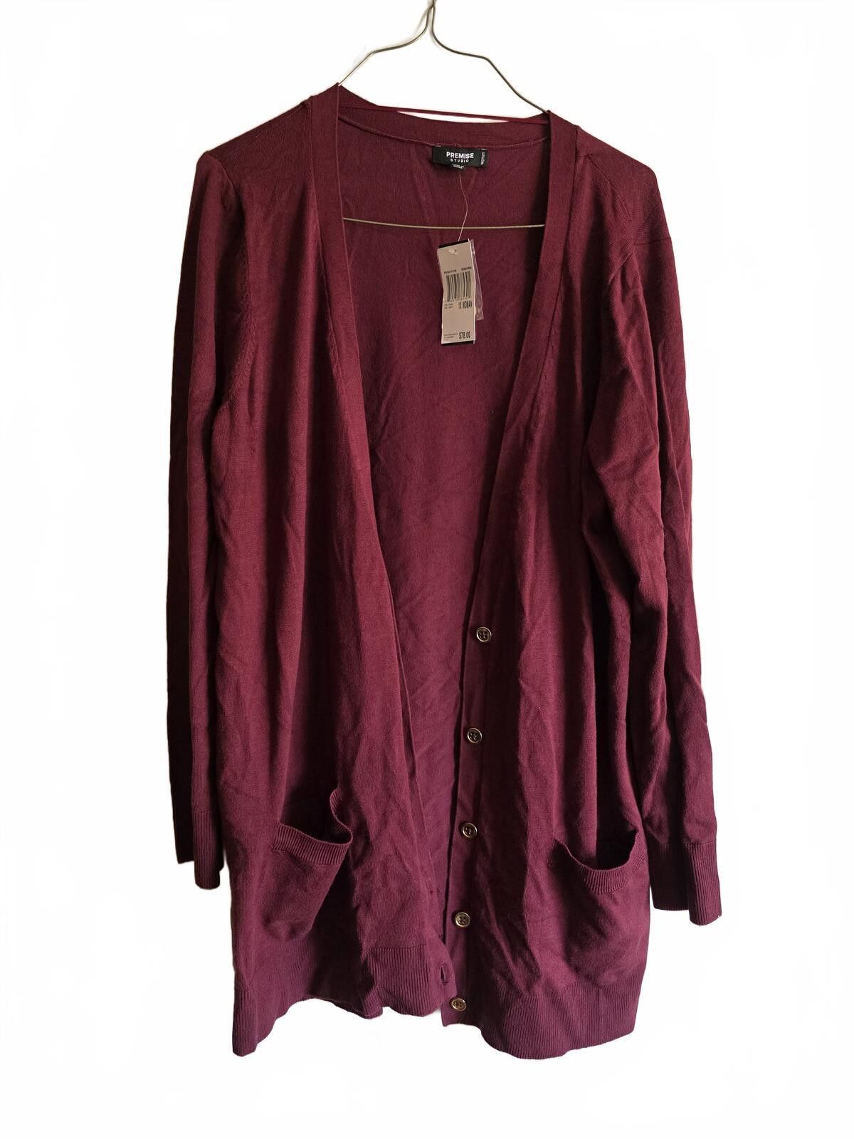 Other Premise Studio Brandywine Open Front Cardigan Sweater 1X NWT Size XL / US 12-14 / IT 48-50 - 6 Thumbnail