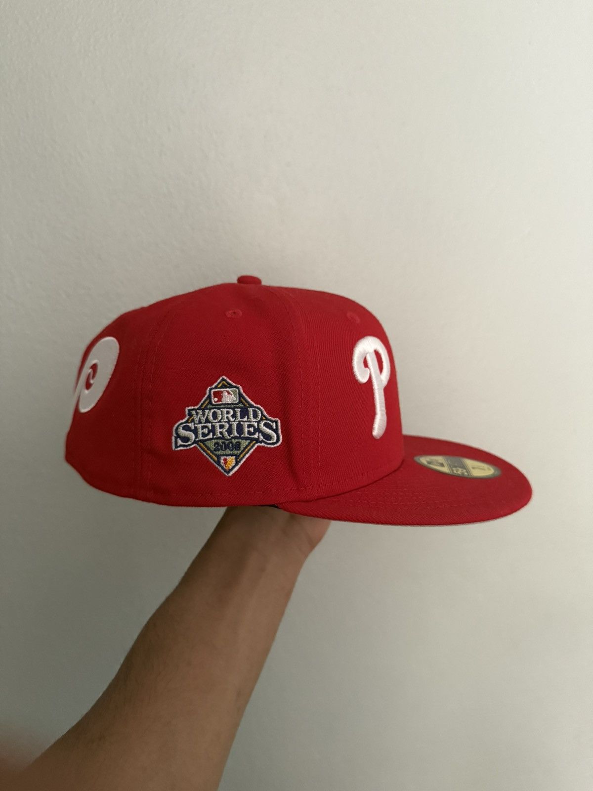 MLB × New Era Phillies New era 59Fifty flat brim size 7 1/2 size Size ONE SIZE - 3 Thumbnail
