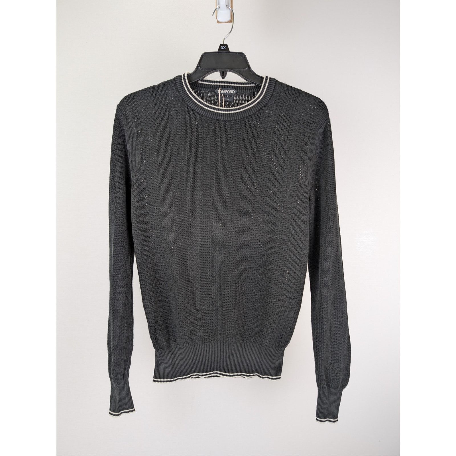 Tom Ford o1rshd1 CC20 Sweatshirt in Black Size US M / EU 48-50 / 2 - 2 Thumbnail