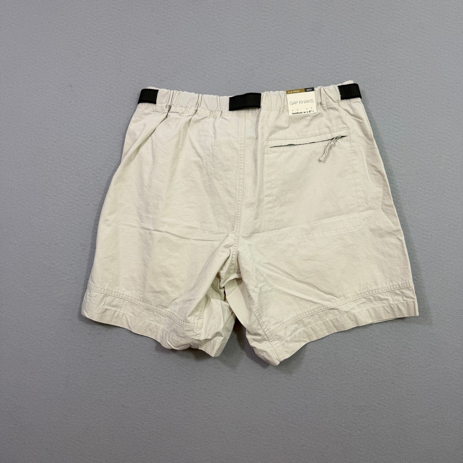 Gap Gap Flat Front Khaki Chino Shorts Medium Beige 8" Inseam NEW Size US 34 / EU 50 - 9 Thumbnail