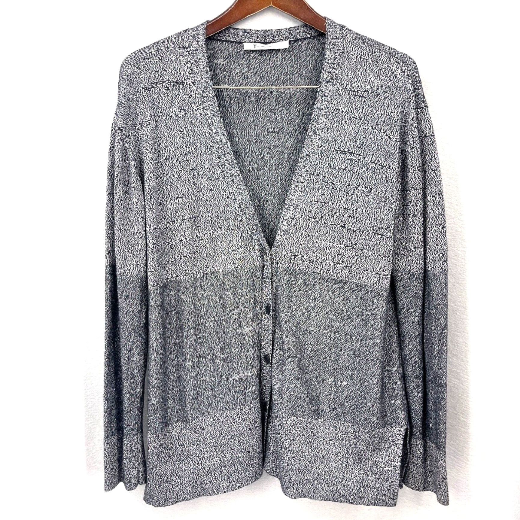 Alexander Wang VINTAGE Alexander Wang Cardigan Womens S Gray Knit Casual 90s Minimalist Designer Womens Size S / US 4 / IT 40 - 2 Thumbnail