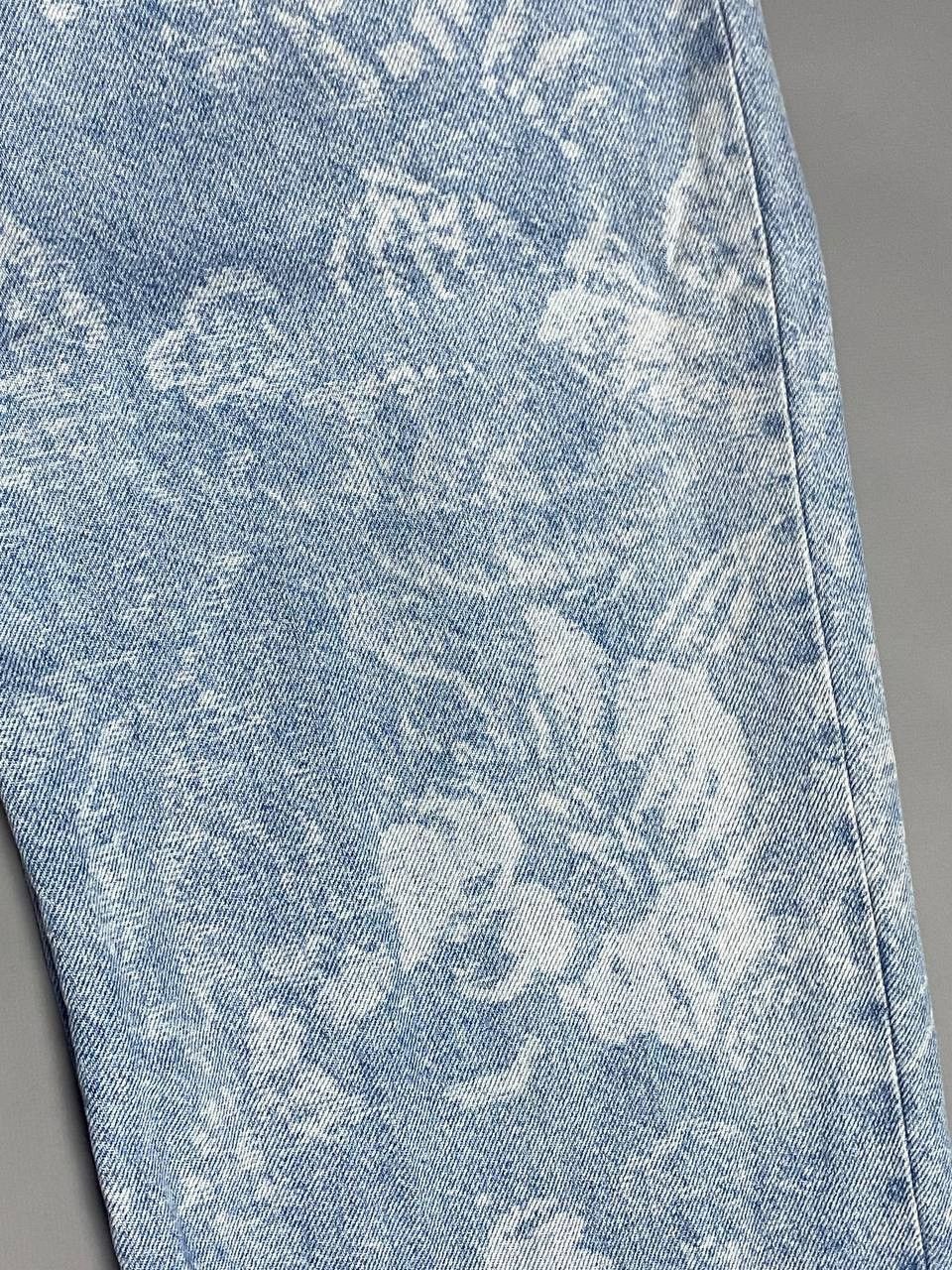 Jaded London Jaded London Mens Floral Jeans W34 Skate Fit Blue Wide Leg Size 34" / US 12 / IT 48 - 10 Thumbnail