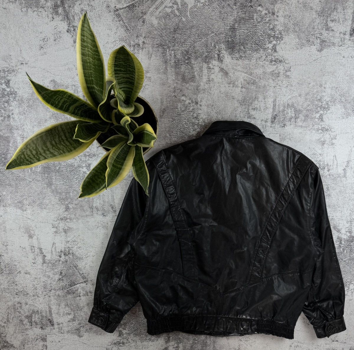Genuine Leather Principles Collection Bomber Korea Large Y2K Jacket Coat Size US L / EU 52-54 / 3 - 2 Thumbnail