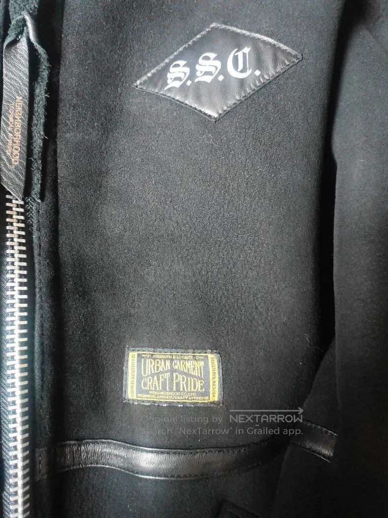 Neighborhood Neighborhood Fur integrated leather jacket Size US L / EU 52-54 / 3 - 3 Thumbnail