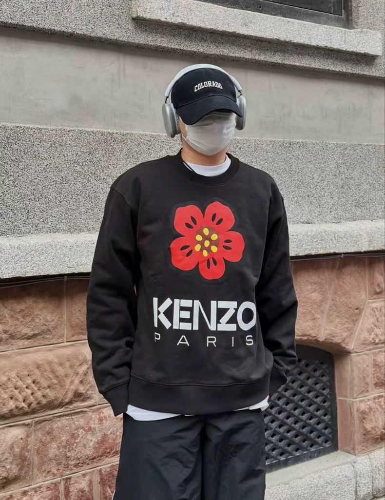Kenzo KENZO Hibiscus hoodie Size US L / EU 52-54 / 3 - 2 Thumbnail