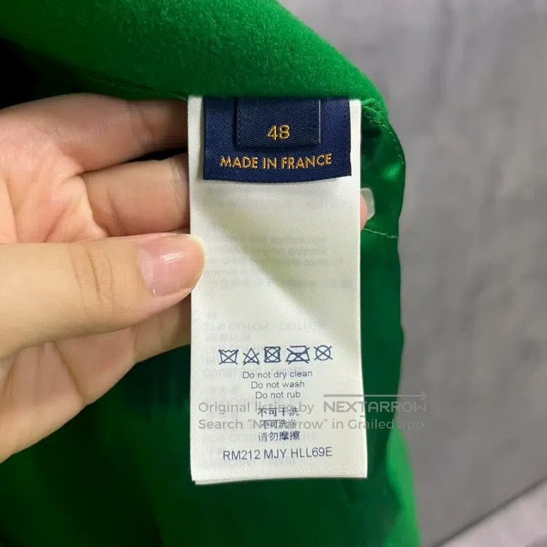 Louis Vuitton Louis Vuitton Green Letter Pattern Patchwork Loose Long Sl Size US M / EU 48-50 / 2 - 3 Thumbnail