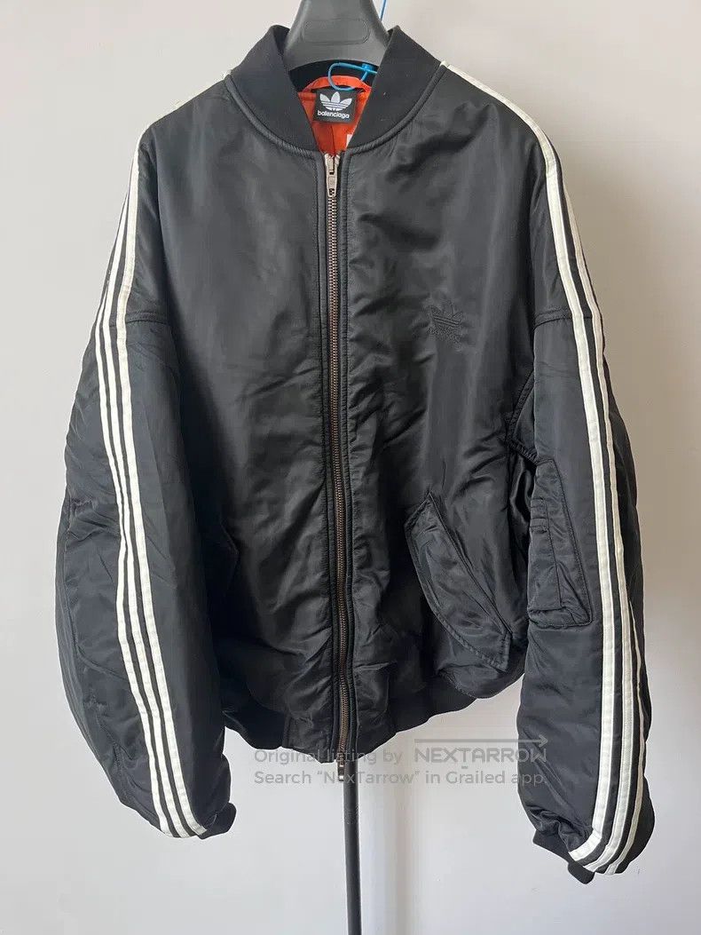 Balenciaga Balenciaga Striped Zipper Long Sleeve Normal Fit Jacket Me Size US S / EU 44-46 / 1 - 1 Thumbnail