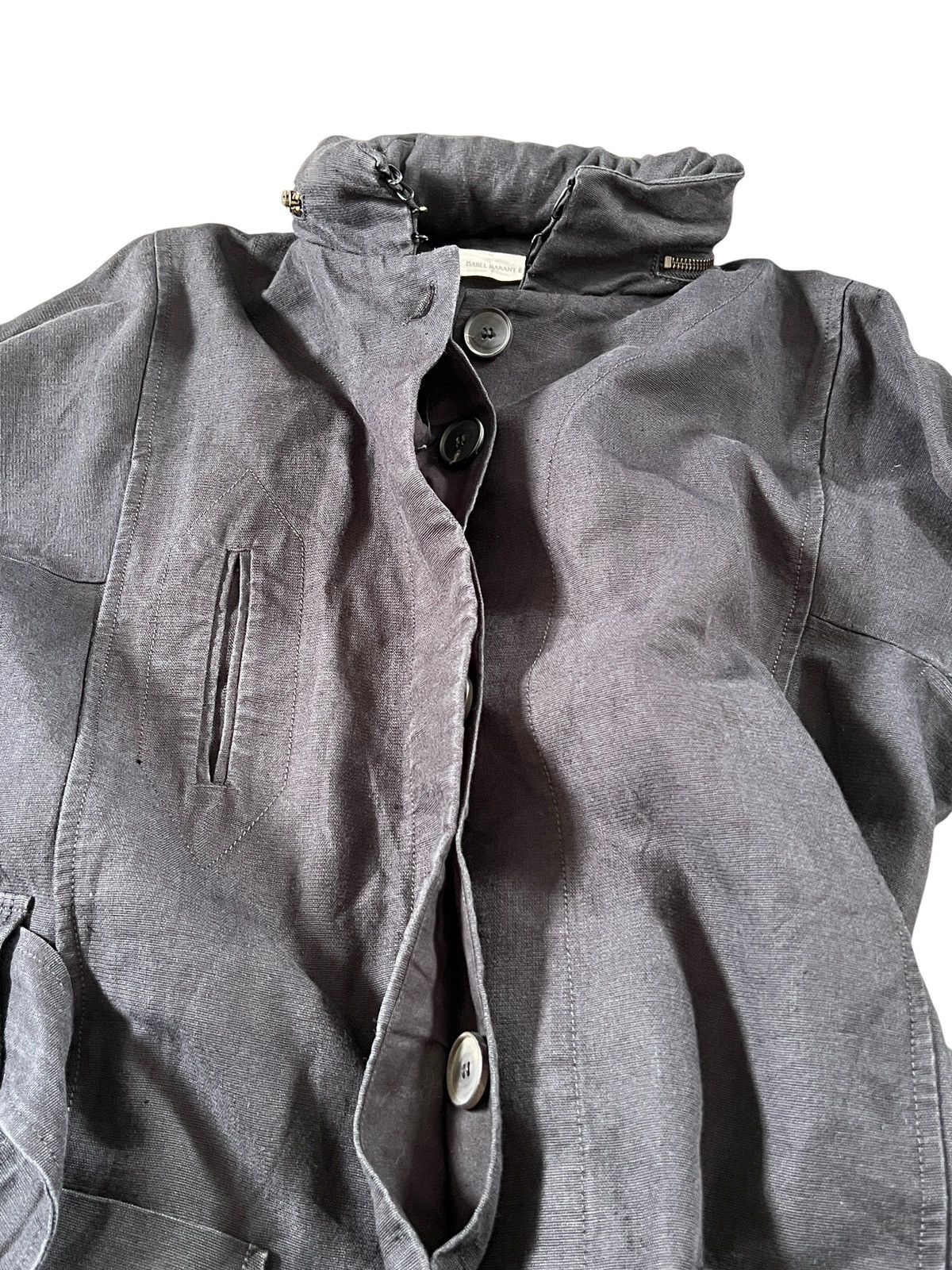Designer × Isabel Marant × Isabel Marant Etoile Isabel Marant Étoile Linen Long Coat Size S / US 4 / IT 40 - 18 Thumbnail