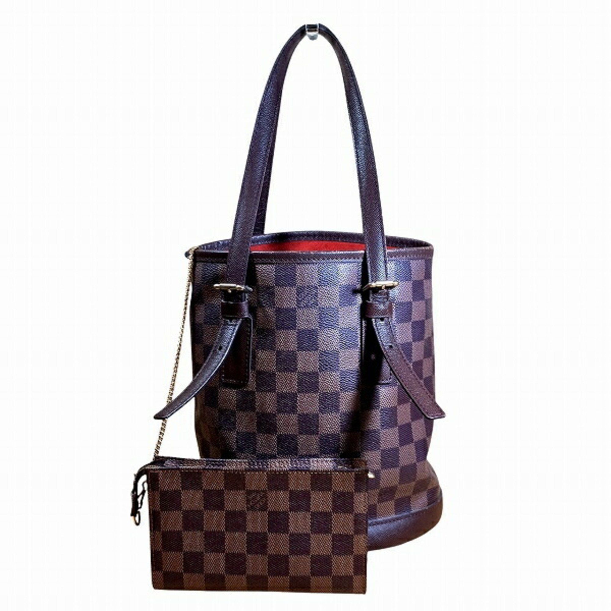 Louis Vuitton Damier Marais N42240 Bag Shoulder Women's in Brown