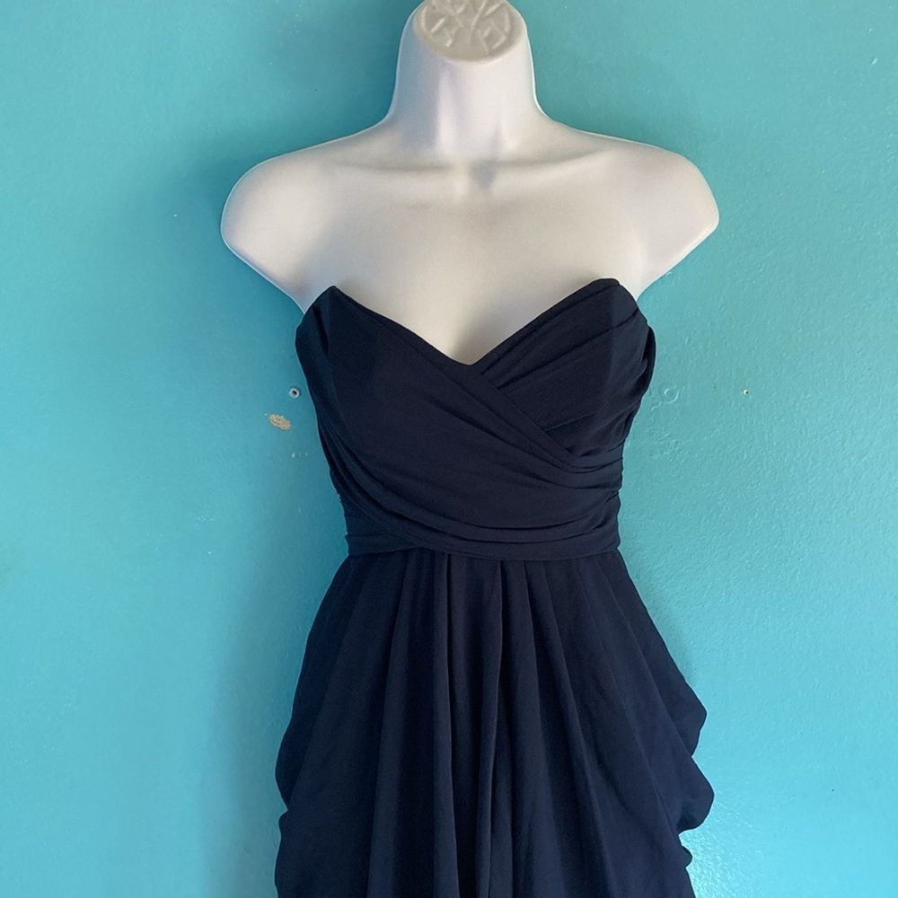 The Masters Watters and Watters Navy Blue Formal Strapless Dress Size 6 Rear Zipper Size M / US 6-8 / IT 42-44 - 13 Thumbnail