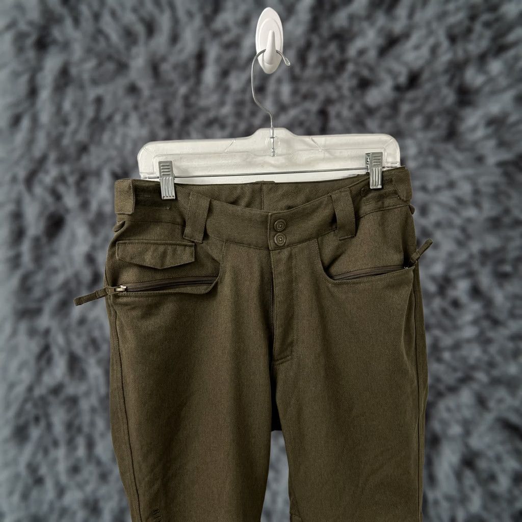 Billabong Billabong Snow Pants Mens Small Olive Green Herringbone 10K Waterproof Ski Pants Size US 29 - 1 Thumbnail