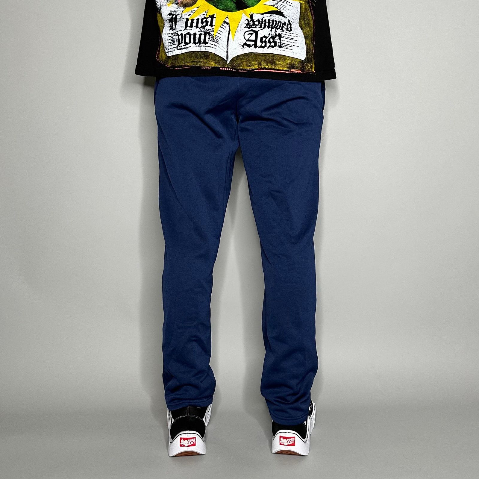 Under Armour Under Armour Sweatpants Navy Blue Polyester Neon Green Logo Size US 32 / EU 48 - 3 Thumbnail