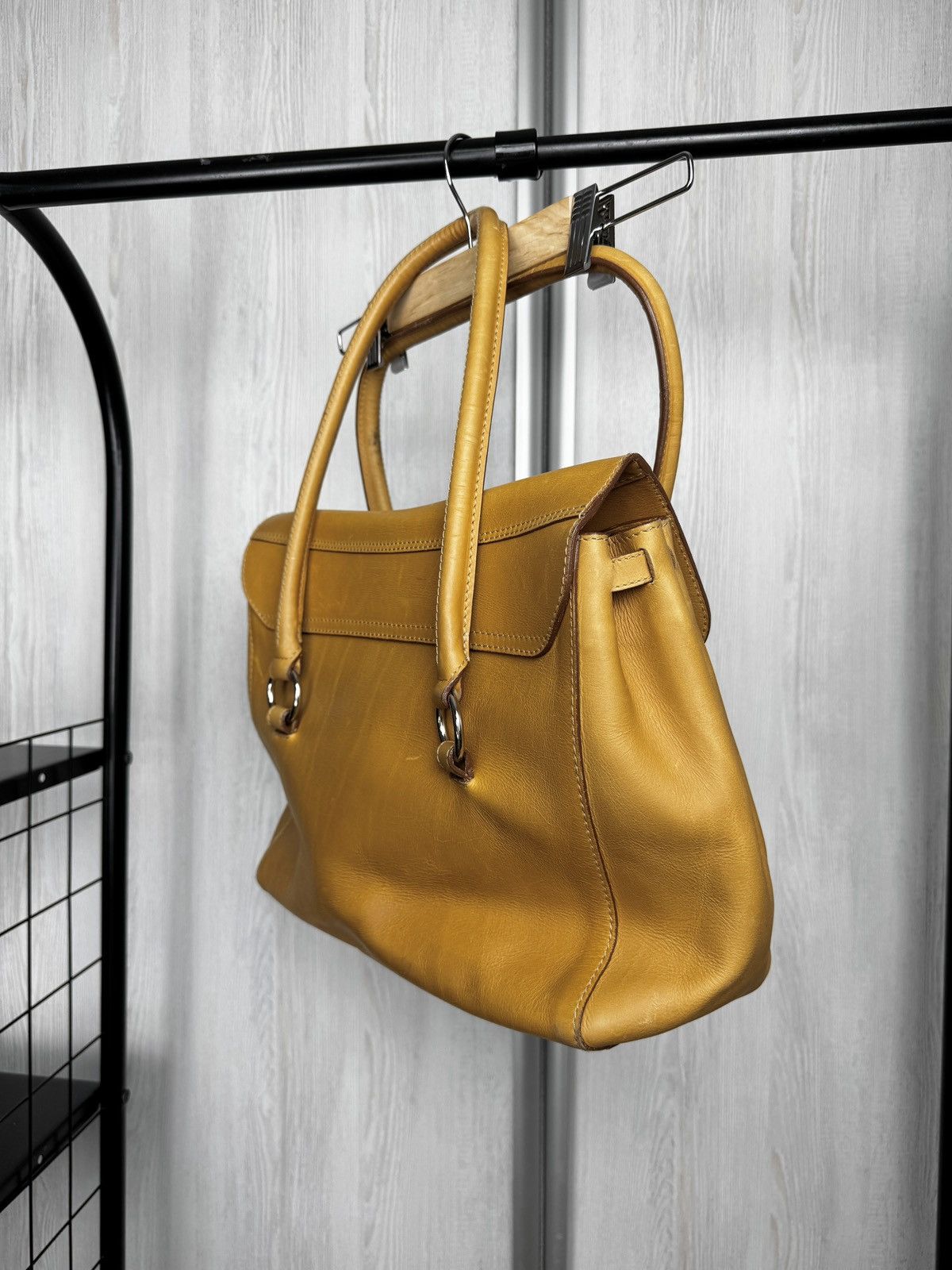 Bogner Bogner Beige Brown Genuine Leather Satchel Shoulder bag Size ONE SIZE - 11 Thumbnail