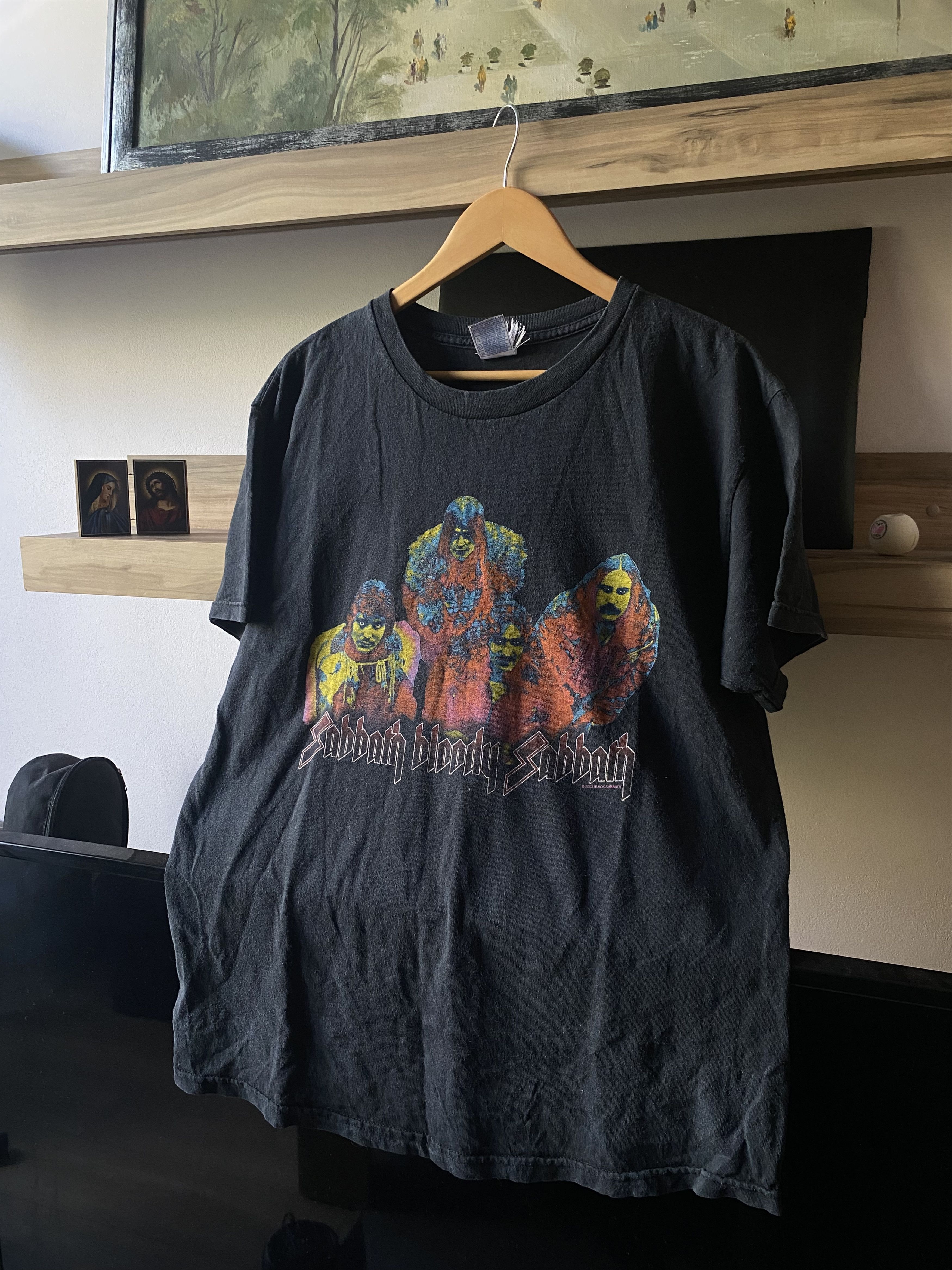 Band Tees × Vintage Vintage 2003 Black Sabbath T Shirt Sabbath Bloody Sabbath Size US L / EU 52-54 / 3 - 1 Thumbnail