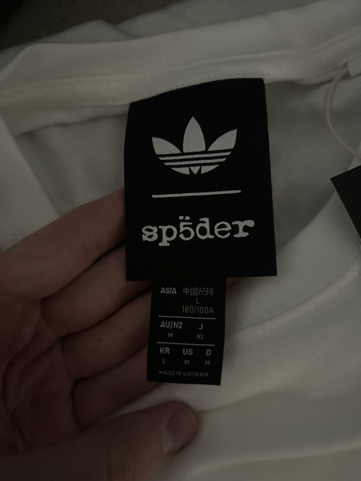 Sp5der Sp5der x Adidas white t-shirt Size US M / EU 48-50 / 2 - 5 Thumbnail