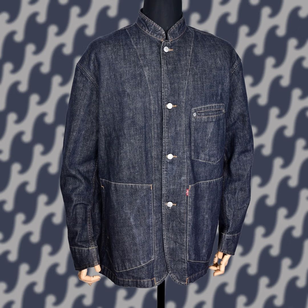 Levi's Levi's 70525 Jacket Denim Chore XL Regular Blue Denim Jacket Men Chest 65 cm Length 81 cm Length Sleeve 66 cm Vintage: No Size US XL / EU 56 / 4 - 1 Thumbnail