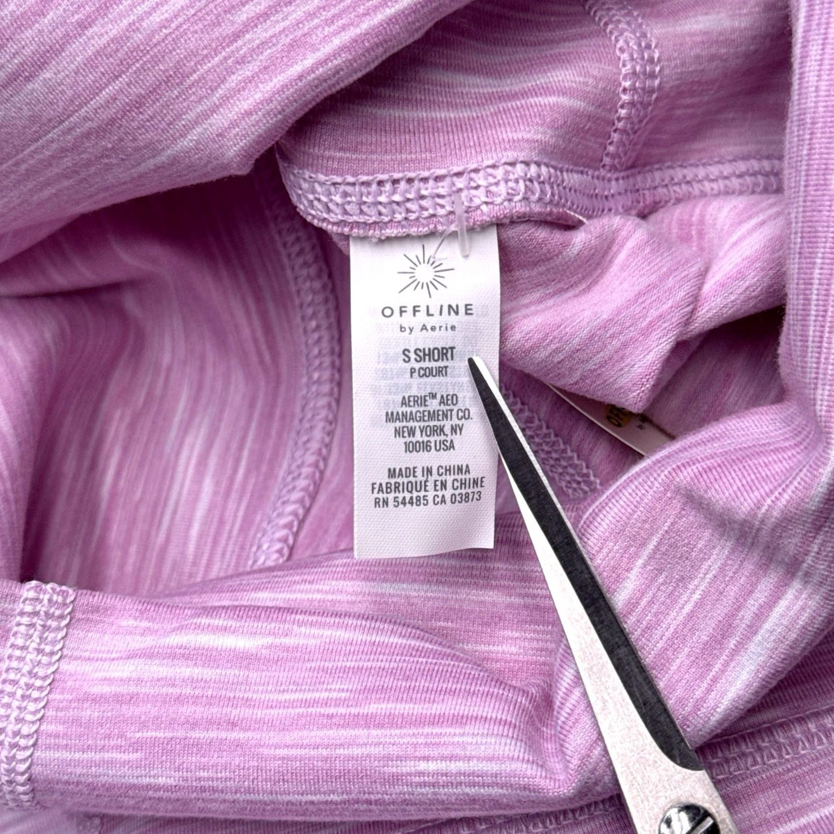 Vintage Offline Leggings Womens Small Short Pink High Rise Stretch New Size 28" / US 6 / IT 42 - 6 Thumbnail