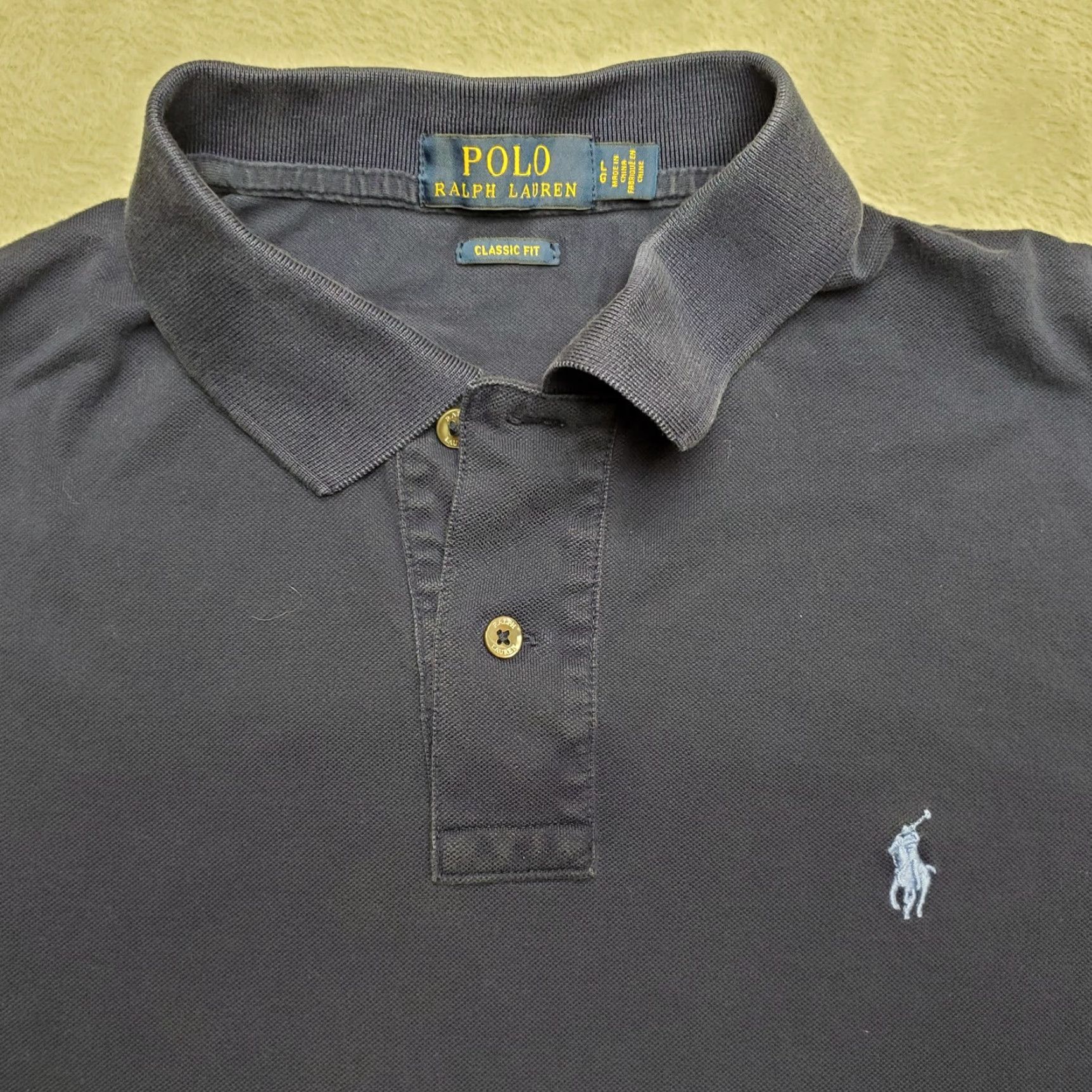 Polo Ralph Lauren Polo Ralph Lauren Shirt Mens L Blue Short Sleeve Collar Classic Fit Casual Size US L / EU 52-54 / 3 - 2 Thumbnail