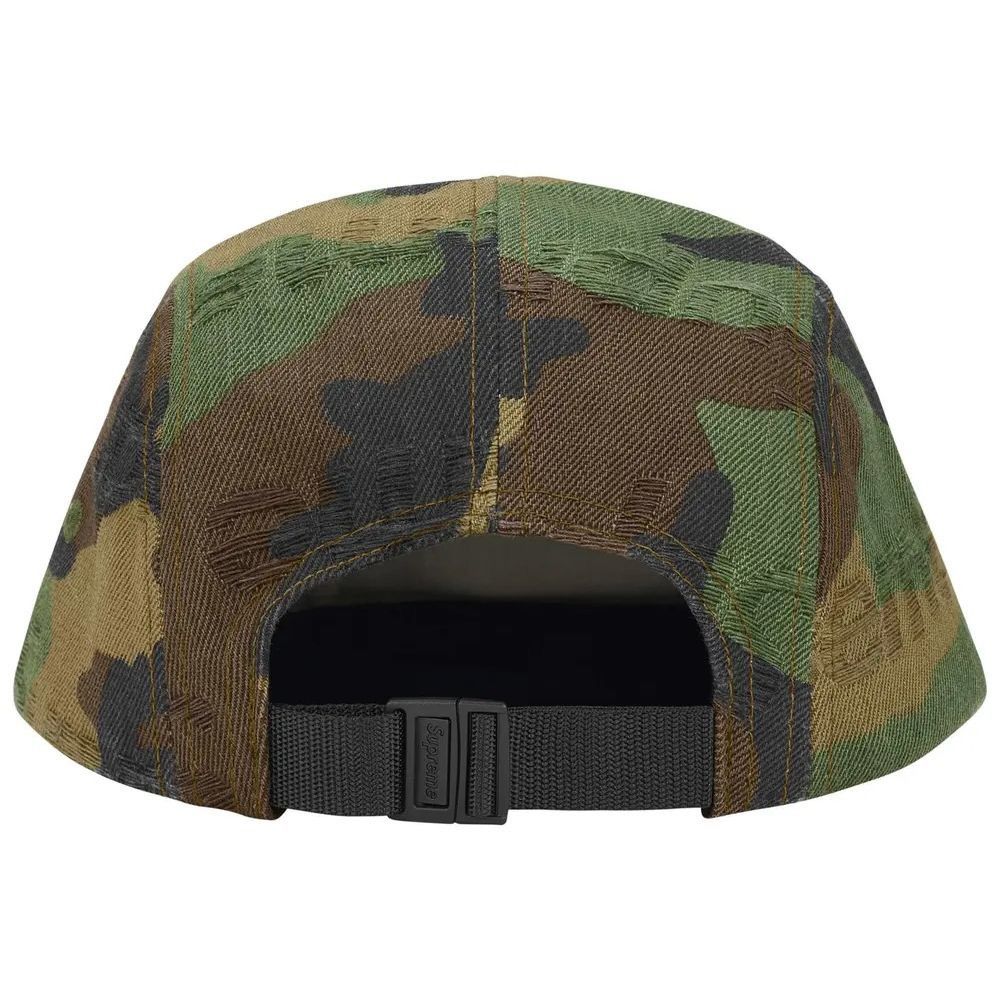 Supreme Supreme Jacquard Logos Denim Camp Cap Size ONE SIZE - 2 Thumbnail