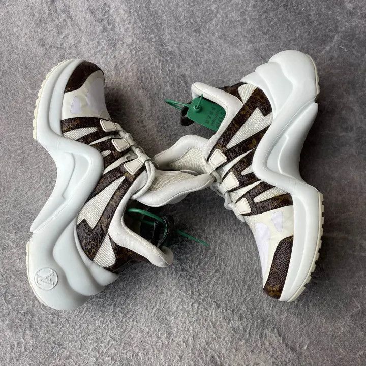 Louis Vuitton Louis Vuitton Archlight White Low-Top Sneakers -2508 Size US 6 / IT 36 - 7 Thumbnail