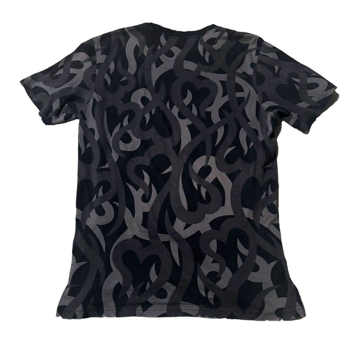 Number (N)ine Number Nine AW04 Tribal Heart Camo Distressed Tee Size US M / EU 48-50 / 2 - 2 Thumbnail