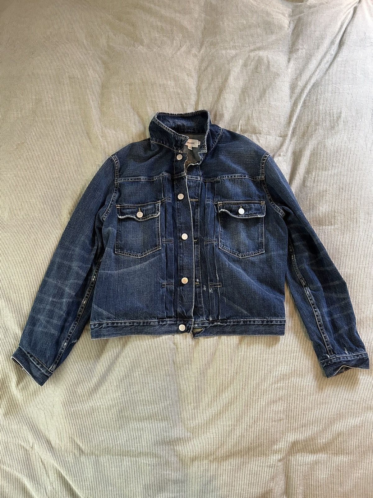 Frame Vintage Trucker Jacket Size US L / EU 52-54 / 3 - 1 Thumbnail