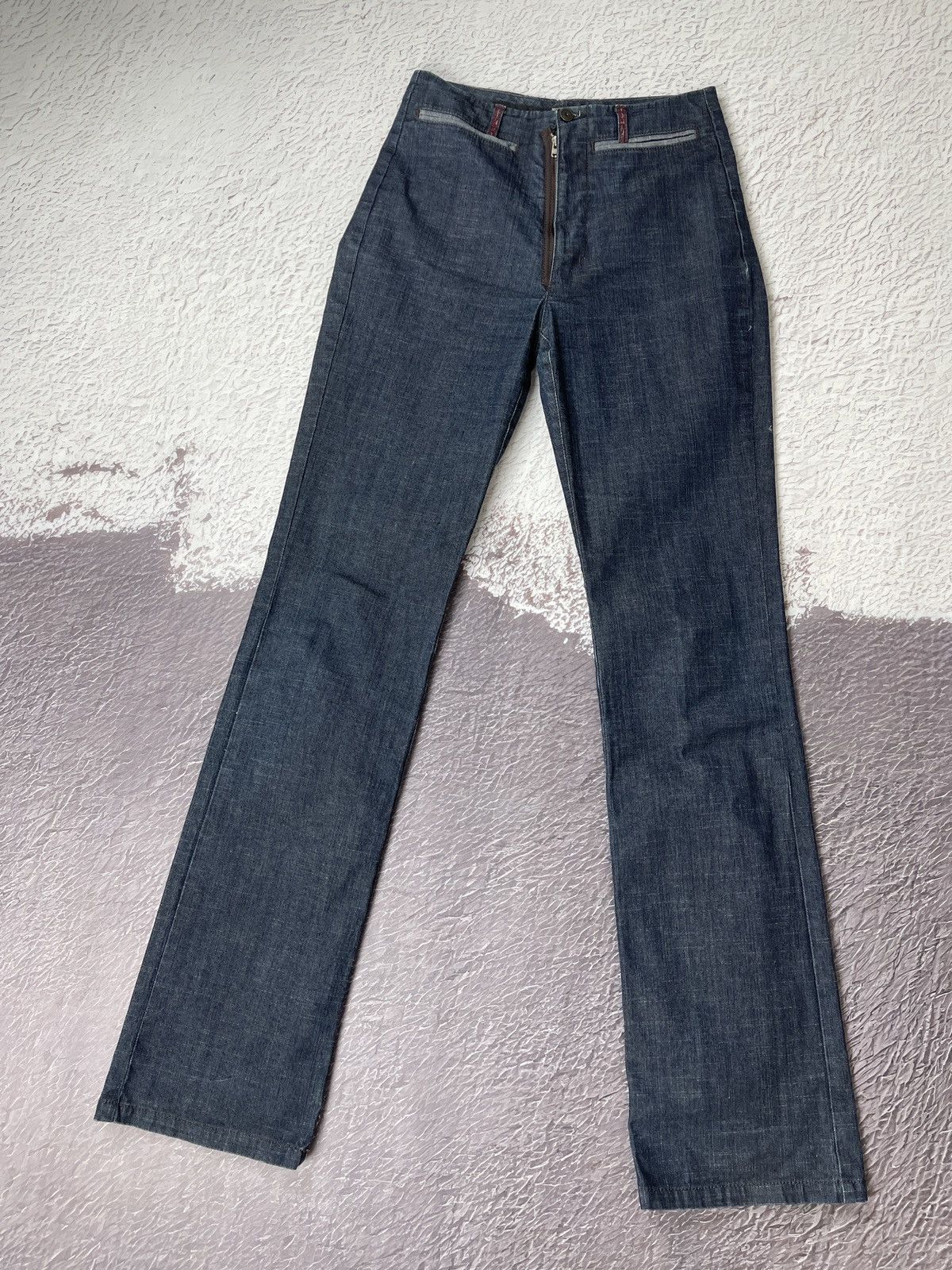 Japanese Brand Le Jean de Marithe Francois Girbaud indigo blue denim jeans Size 28" / US 6 / IT 42 - 1 Thumbnail