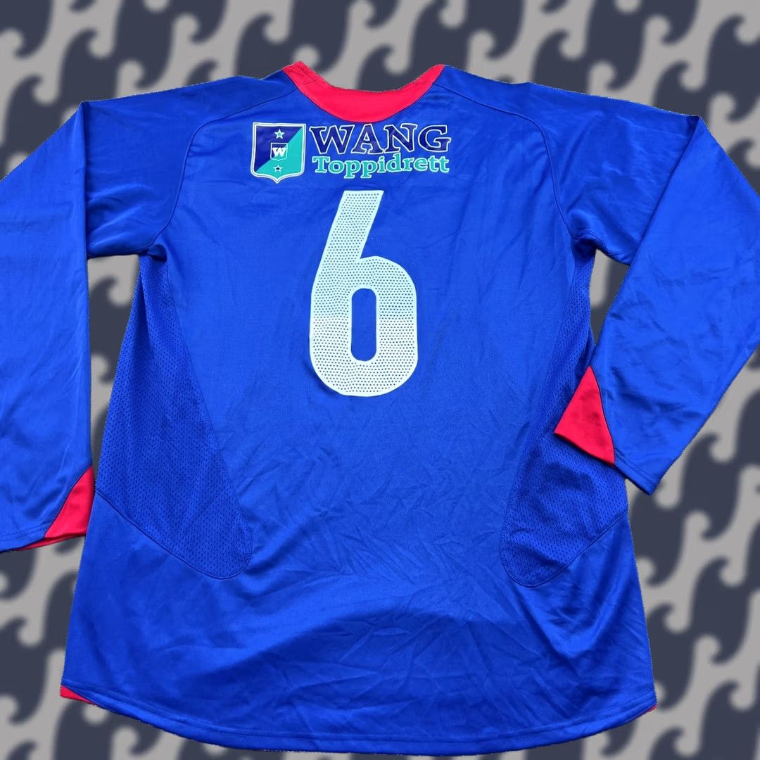 Nike Valerenga Nike Football Jersey Mens Medium Blue 2006-2007 Home Player Issue Adult Shirt Sports Jersey Moisture Wicking Quick Dry Size US M / EU 48-50 / 2 - 1 Thumbnail