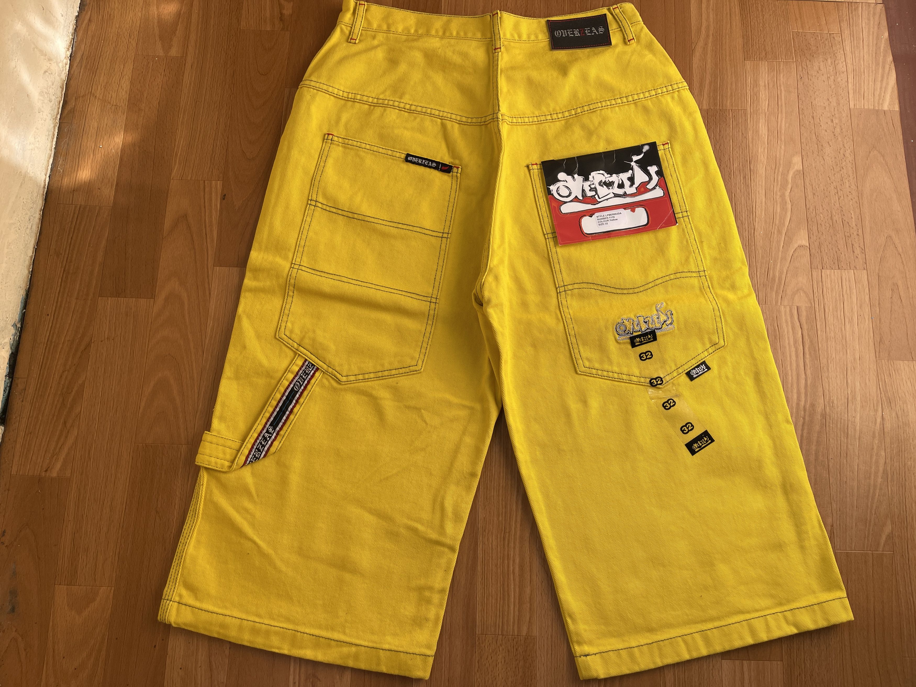 Other Overseas jeans shorts, vintage denim hip hop, 90s, size W 32 Size US 32 / EU 48 - 1 Thumbnail