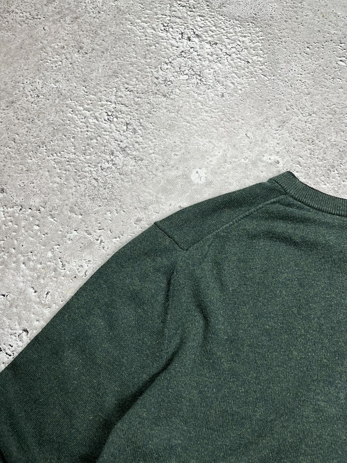 Paul Smith PS Paul Smith green crewneck cotton sweater with zebra patch Size US M / EU 48-50 / 2 - 13 Thumbnail