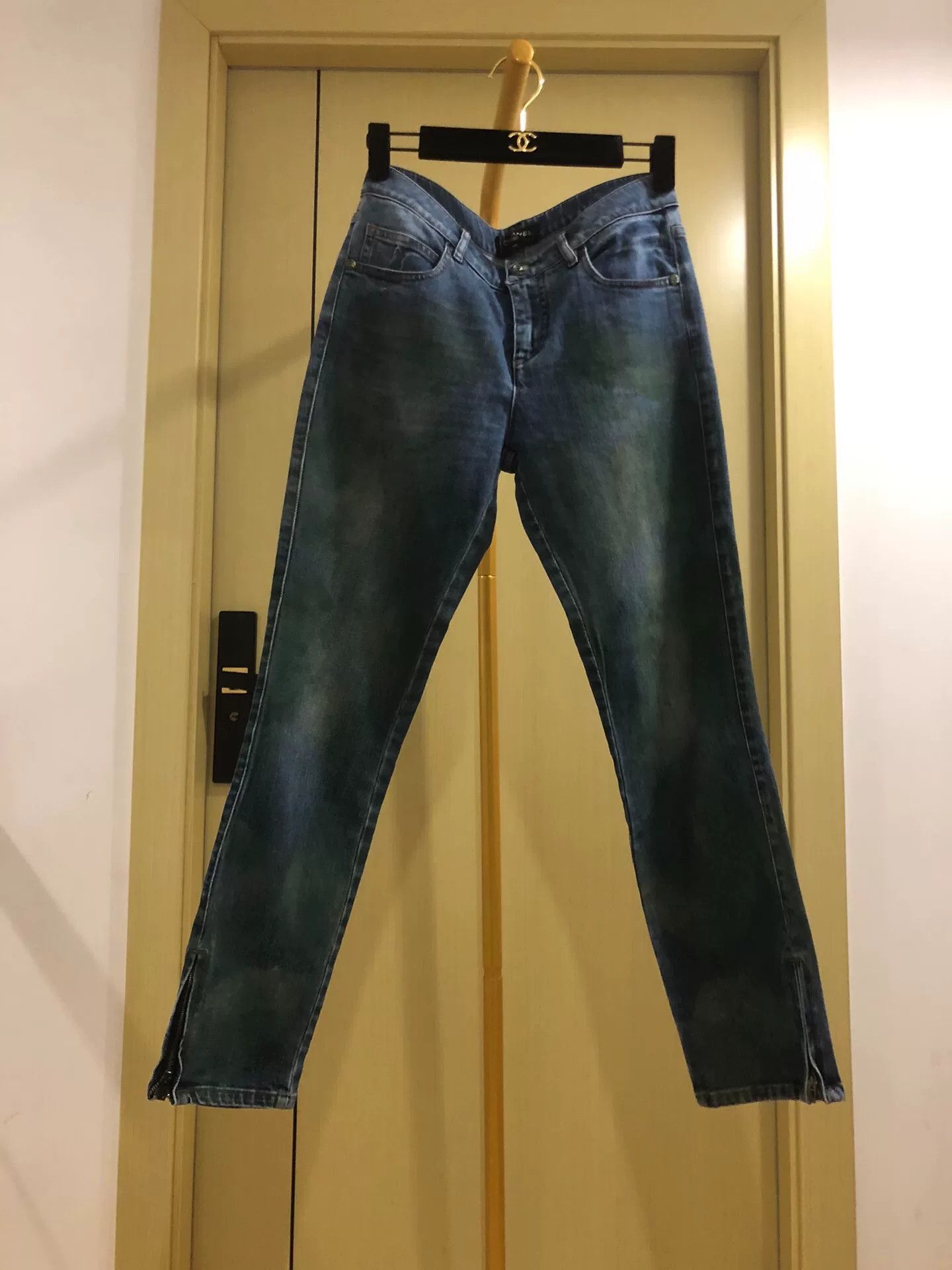 Chanel Chanel Ombre Pattern Denim Pants Size 27" / US 4 / IT 40 - 1 Thumbnail