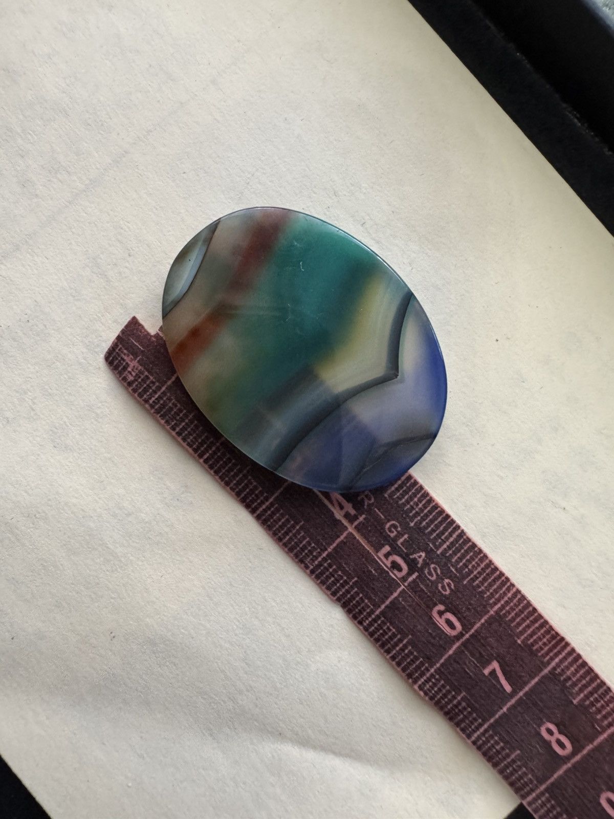 Jewelry × Vintage JAPAN ORIGIN 9.86crt PAINTED AGATE Size ONE SIZE - 7 Thumbnail
