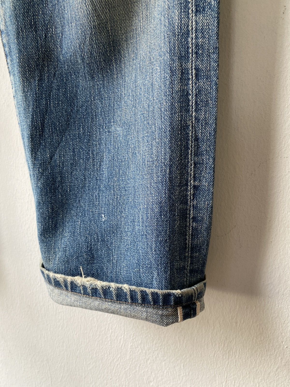 Levi's × Levi's Vintage Clothing × Vintage Vintage Levi’s 502 XX Distressed Selvedge Denim Size US 27 - 4 Thumbnail