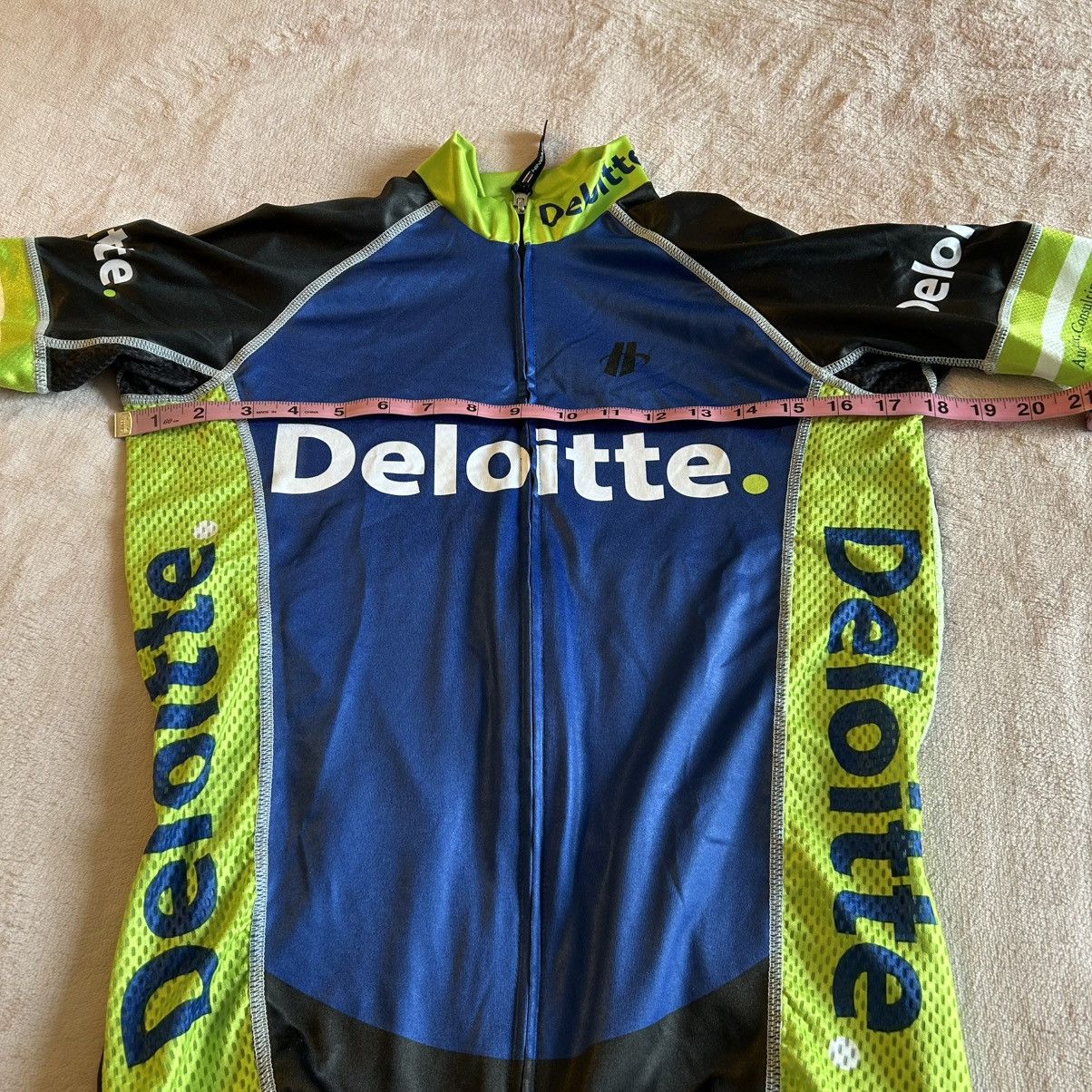 Other Hincapie Deloitte blue green cycling jersey size XS Size US XS / EU 42 / 0 - 6 Thumbnail