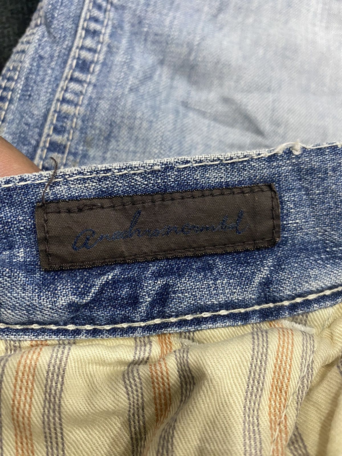 ANACHRONORM SUPER DESTROYED BAAGY PANTS ANACHRONORM DOUBLE KNEE DESIGN Size US 36 / EU 52 - 8 Thumbnail