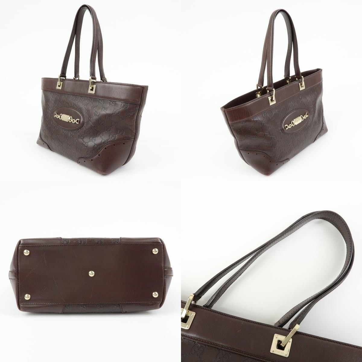 Gucci Gucci Guccissima Leather Tote Brown Size ONE SIZE - 3 Thumbnail