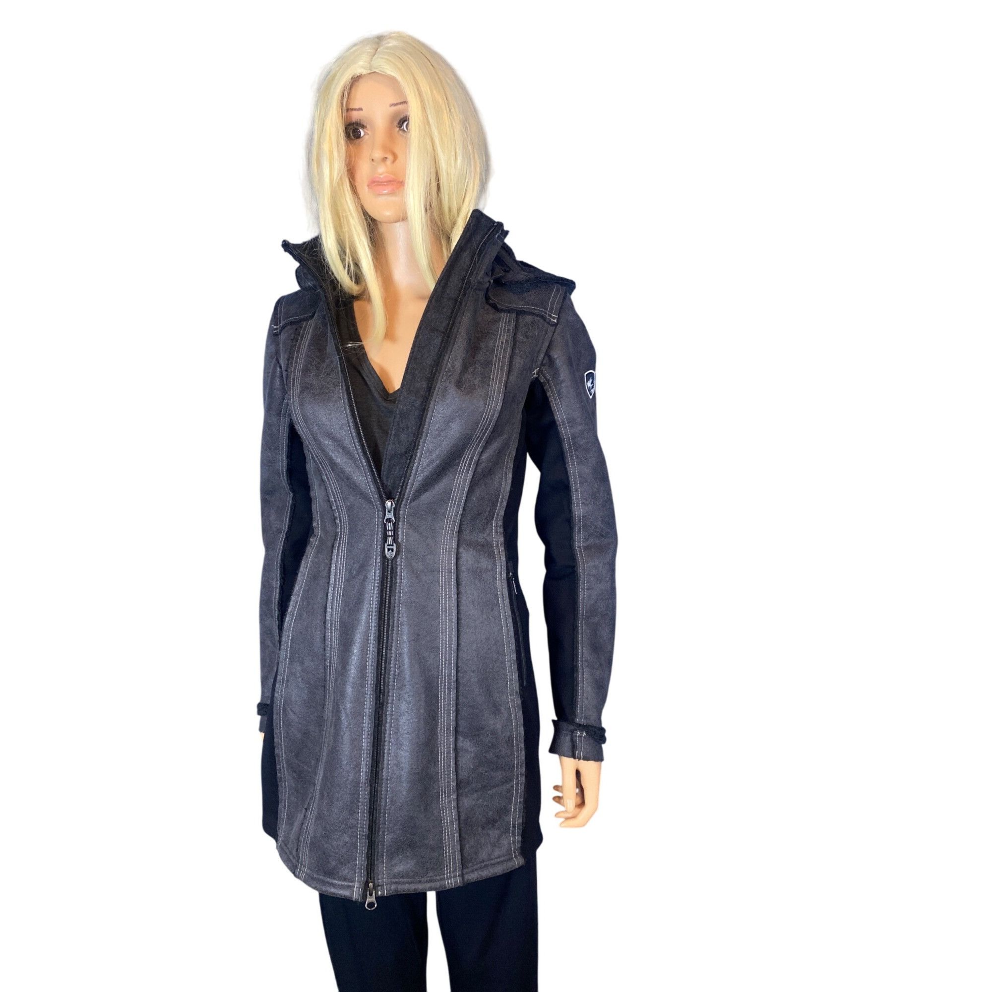 Kuhl NWT KUHL Women's XS Dani Sherpa Trench Jacket MSRP$349 Black Size XS / US 0-2 / IT 36-38 - 2 Thumbnail