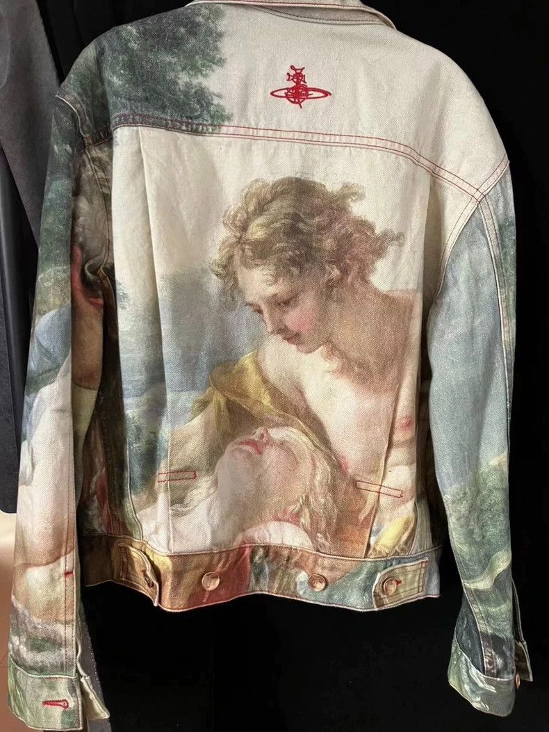 Vivienne Westwood Vivienne Westwood Oil painting denim jacket Size S / US 4 / IT 40 - 2 Thumbnail