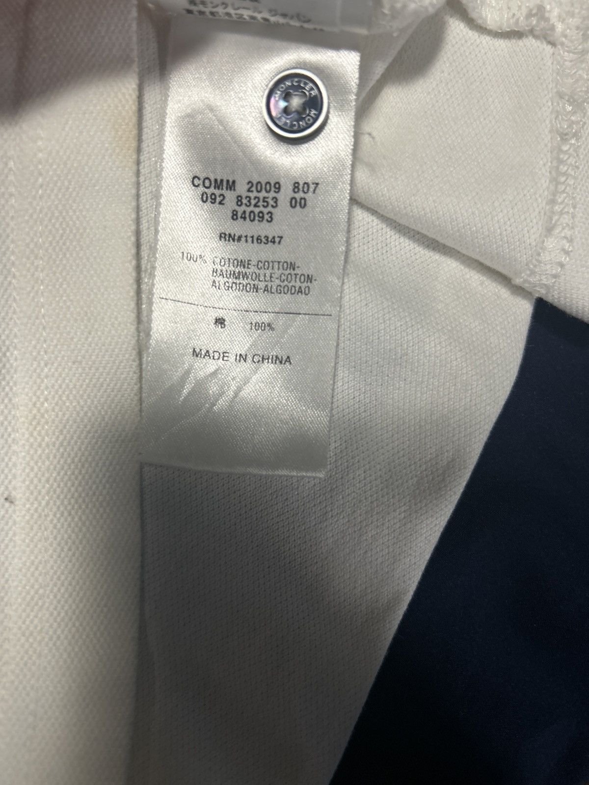 Moncler Moncler Polo Size US S / EU 44-46 / 1 - 7 Thumbnail