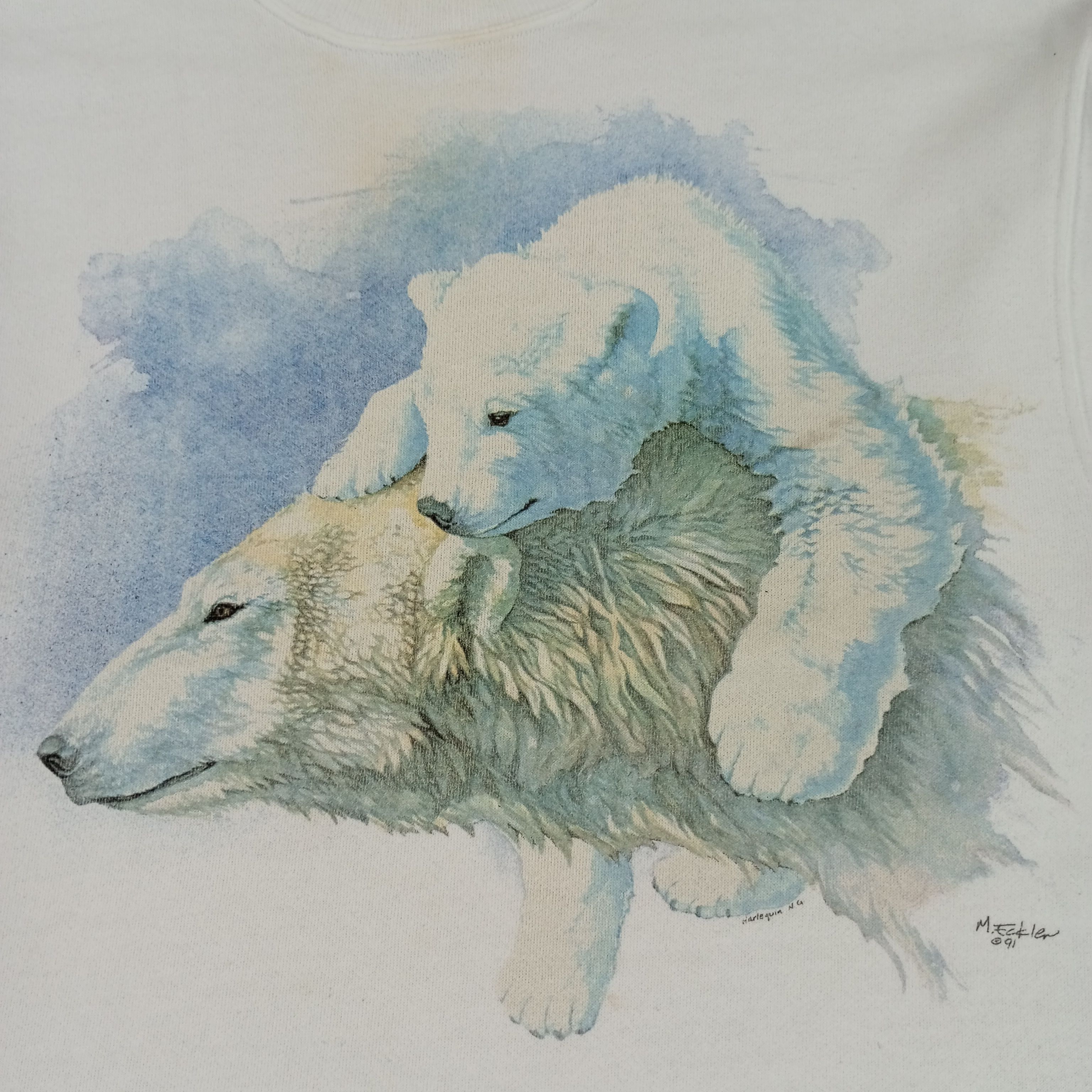 Vintage Animal Habitat Style Vintage Hanes Sweatshirt Size US S / EU 44-46 / 1 - 2 Thumbnail