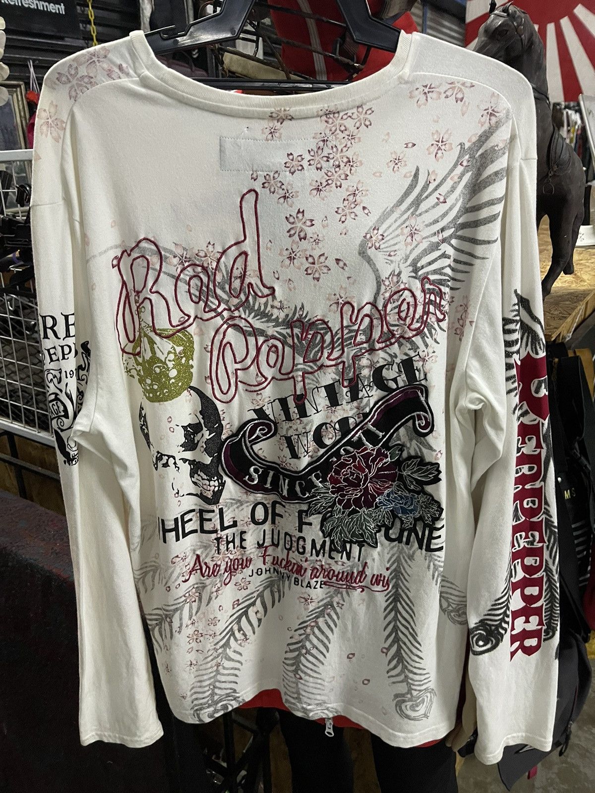 If Six Was Nine × Japanese Brand × Le Grande Bleu (L.G.B.) RARE red pepper skull tatto punk LGB Size US XL / EU 56 / 4 - 2 Thumbnail